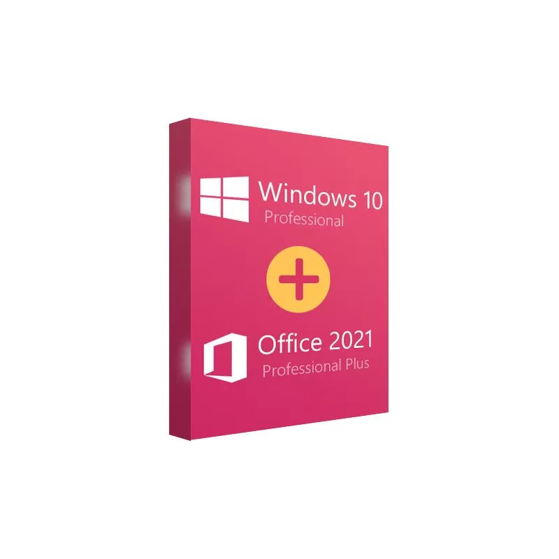 Licenta Windows 10 Pro + Licenta Office 2021 Pro Retail
