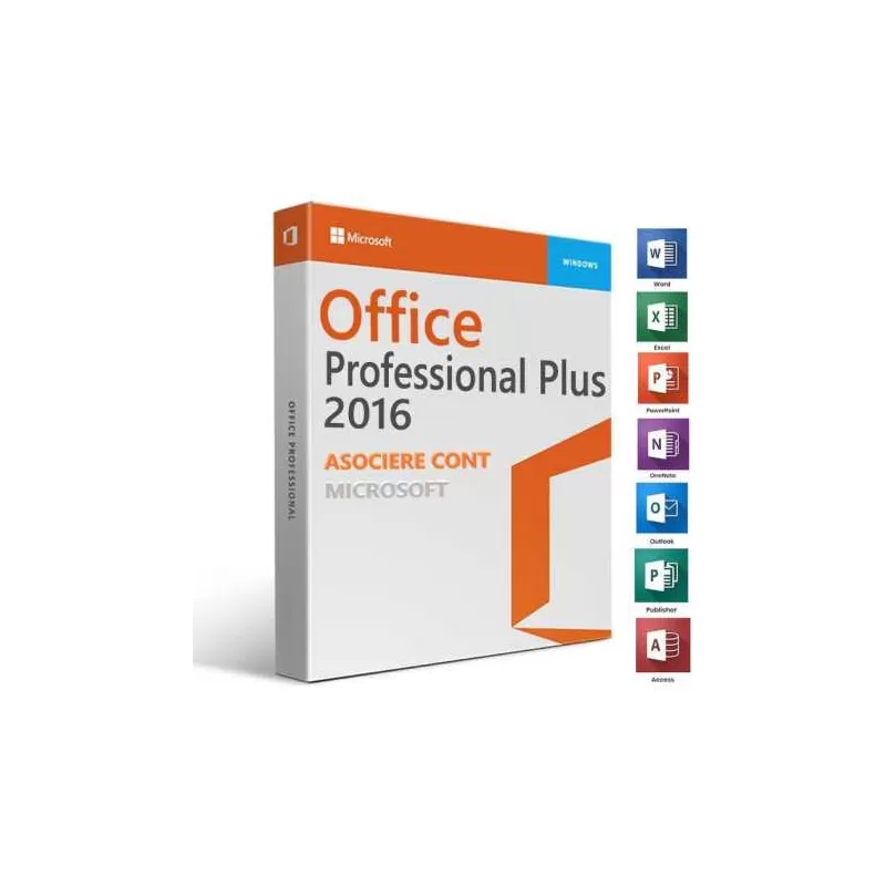 Licenta Office Pro Plus 2016 asociere cont Microsoft
