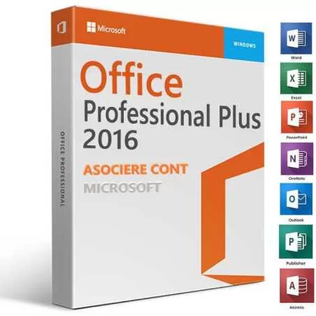 Licenta Office Pro Plus 2016 asociere cont Microsoft