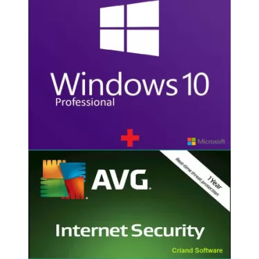 Windows 10 Pro+ AVG Internet Security