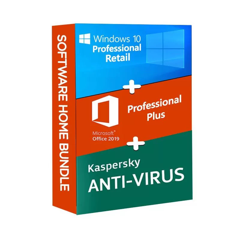Licenta Windows 10 Pro + Office 2019 Pro + Kaspersky antivirus