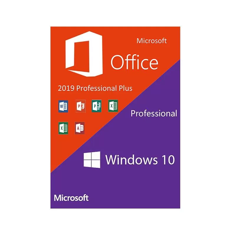 Licenta Windows 10 Pro + Licenta Office 2019 Pro Retail